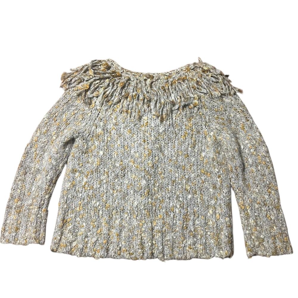 Ruby Rd. Gray And Yellow Knit Cardigan Sweater Si… - image 2